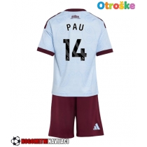 Otroške Nogometnih dresov Aston Villa Pau Torres #14 Tretji 2026-27 Kratki rokavi (+ hlače)